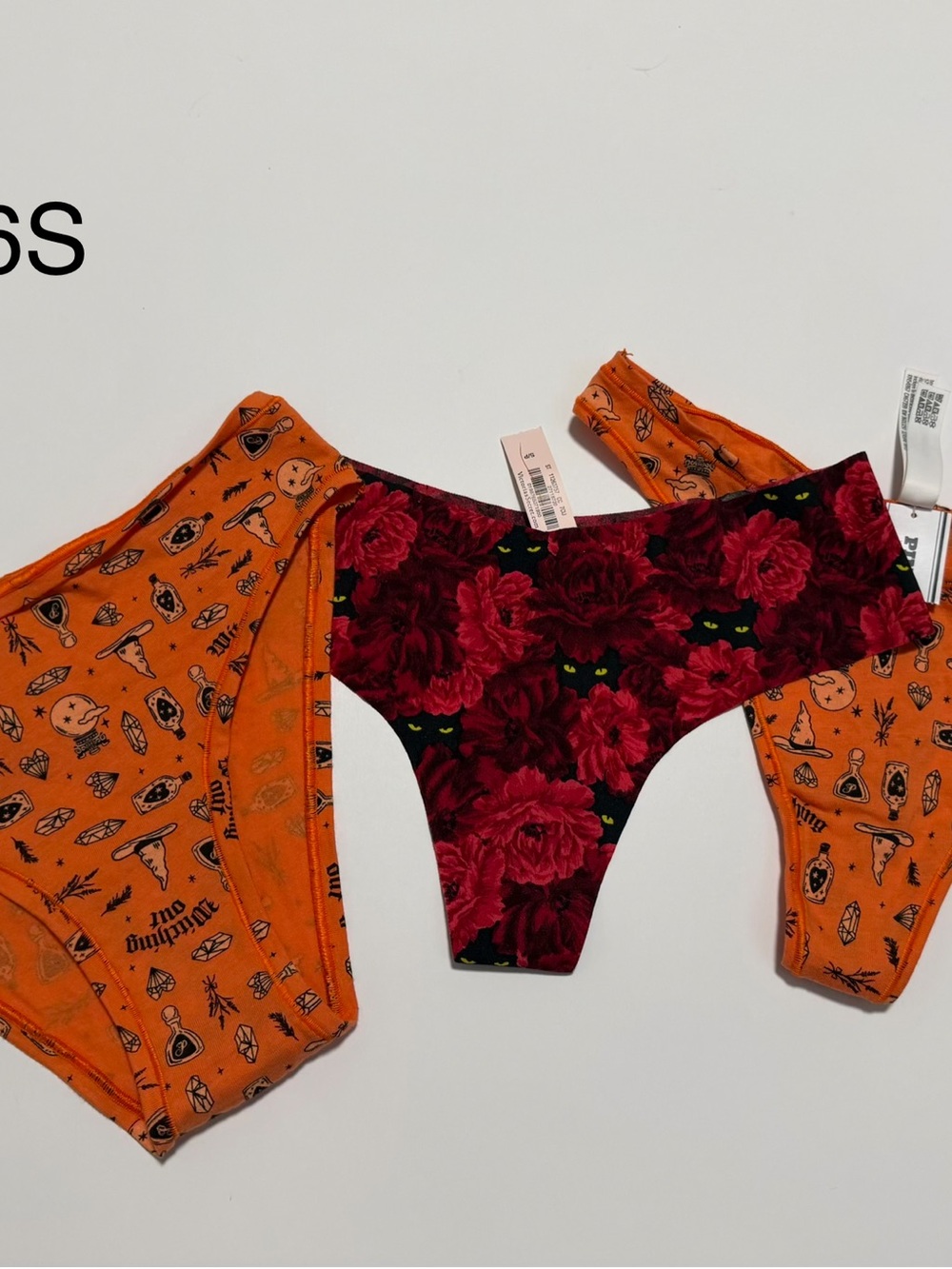Halloween Themed Underwear Bundle - Black/Red/Orange